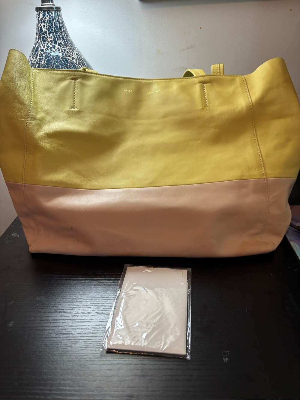 Rare Phoebe Philo Céline Horizontal Bi-Cabas Tote (With Authenticity Cards)